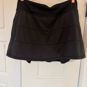 Lululemon Pace Rival Skort Tall, size 6, Black. Like New.
